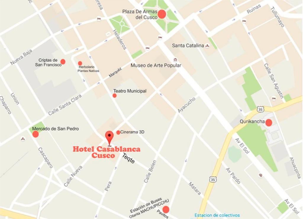 Hotel Casablanca Cuzco Eksteriør bilde